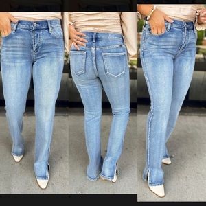 Kancan Nadia Mid Rise bootcut jeans